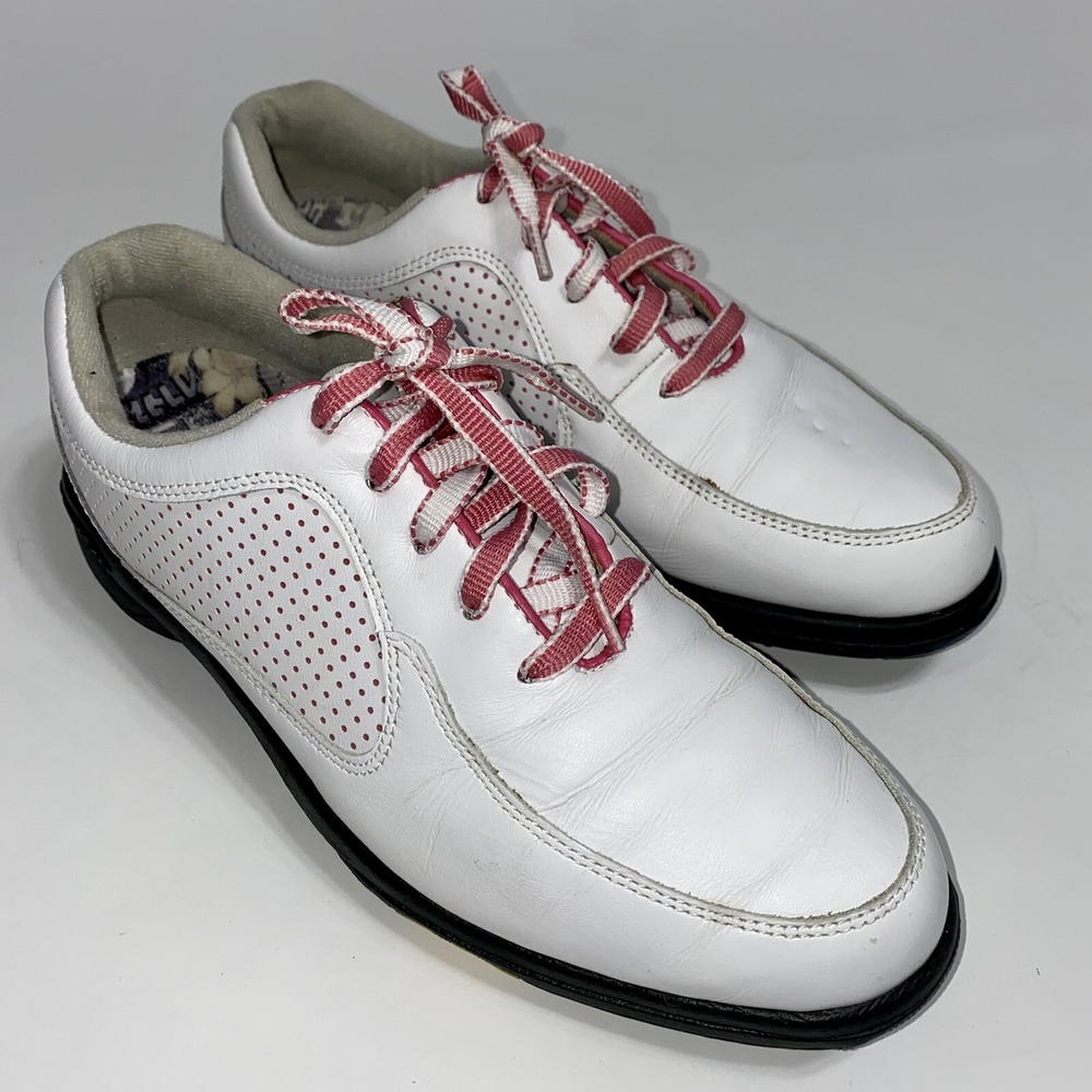 FootJoy Women's eComfort Extra Comfort Golf Shoes White Pink 98629 Size 8 M
